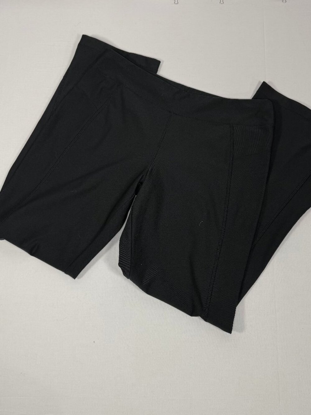 Stretch Flare L.L.Bean Black Polyester Yoga Pants Size‎ S Petite
